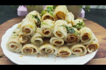 Suji Roll recipe | Suji healthy breakfast recipes | Sooji recipes for breakfast | Shobha