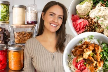 Healthy Meal Prep For the Week (plant based)