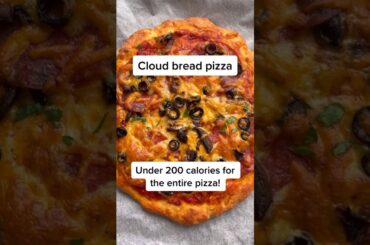 Cloud bread pizza recipe