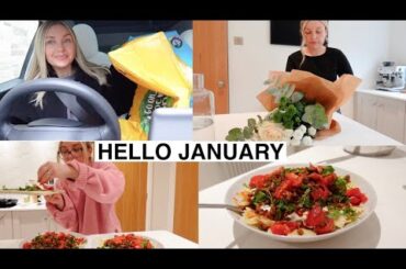 JANUARY RESET VLOG | healthy food shop, viral recipe, meal ideas & more