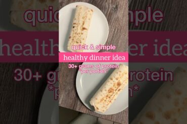 super easy healthy dinner idea *30+ grams of protein* #healthyfood  #mealprep #food #health #dinner