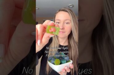 Homemade Healthy Gushers! #healthykids #noartificialcolors #gummies #homemadefood #healthyrecipes