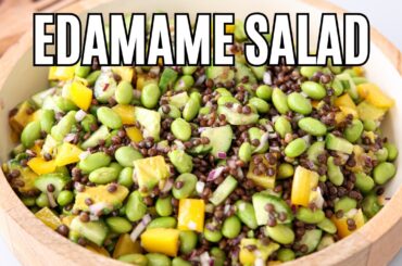 Healthy Edamame Salad Recipe | High Protein Salad