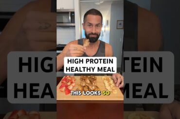 Cooking a high protein healthy lunch