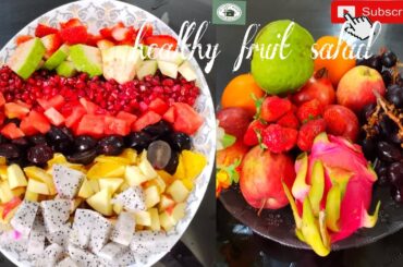healthy fruit salad//healthy salad//fruit salad//healthy recipe