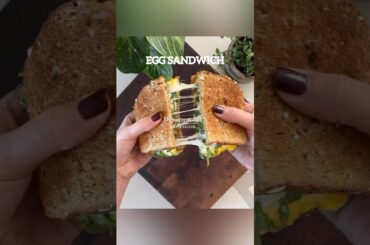 Healthy Easy Egg Sandwich Recipe: Ready in Just 5 Minutes!#shorts #snacks
