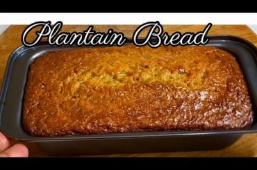 Sweet Plantain Bread, moist & flavorful, easy & simple