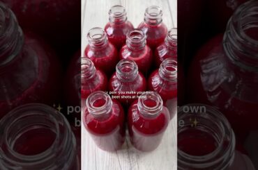 How to save money and make your own juice shots at home!! #healthyrecipes #juice #beetroot