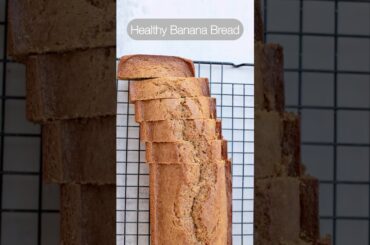Healthy Banana Bread Recipe | Whole Wheat & Naturally Sweetened