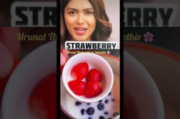 Mrunal Thakur Shear her Healthy Smoothie Recipe