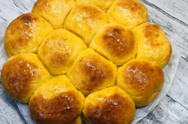 Honey Butter Sweet Potato Rolls | Holiday Bread Recipe | Taste Assured
