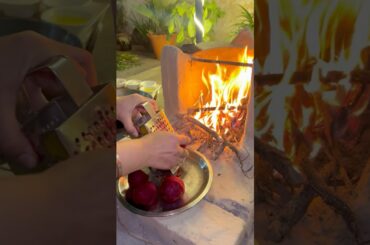 Chulhe par banaya “ Chukandar ka halwa” #desikhana #healthyrecipes #beetrootkahalwa #chulhekakhana