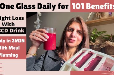 One Glass in Morning for 21 Days | ABCD Drink Recipe for Weight Loss | Prepare just Once every Week