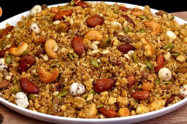 Healthy Winter Special Panjiri Recipe,New Moms,Grandparents & Kids Special Energy Powder