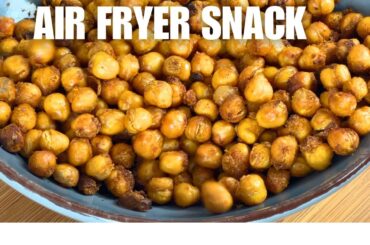 Crispy Chickpeas! EASY & Healthy AIR FRYER Snacks Recipe