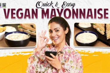 Quick & Easy Vegan Mayonnaise || Sadaa's Green Life || #Vegan #Food #mayonnaise