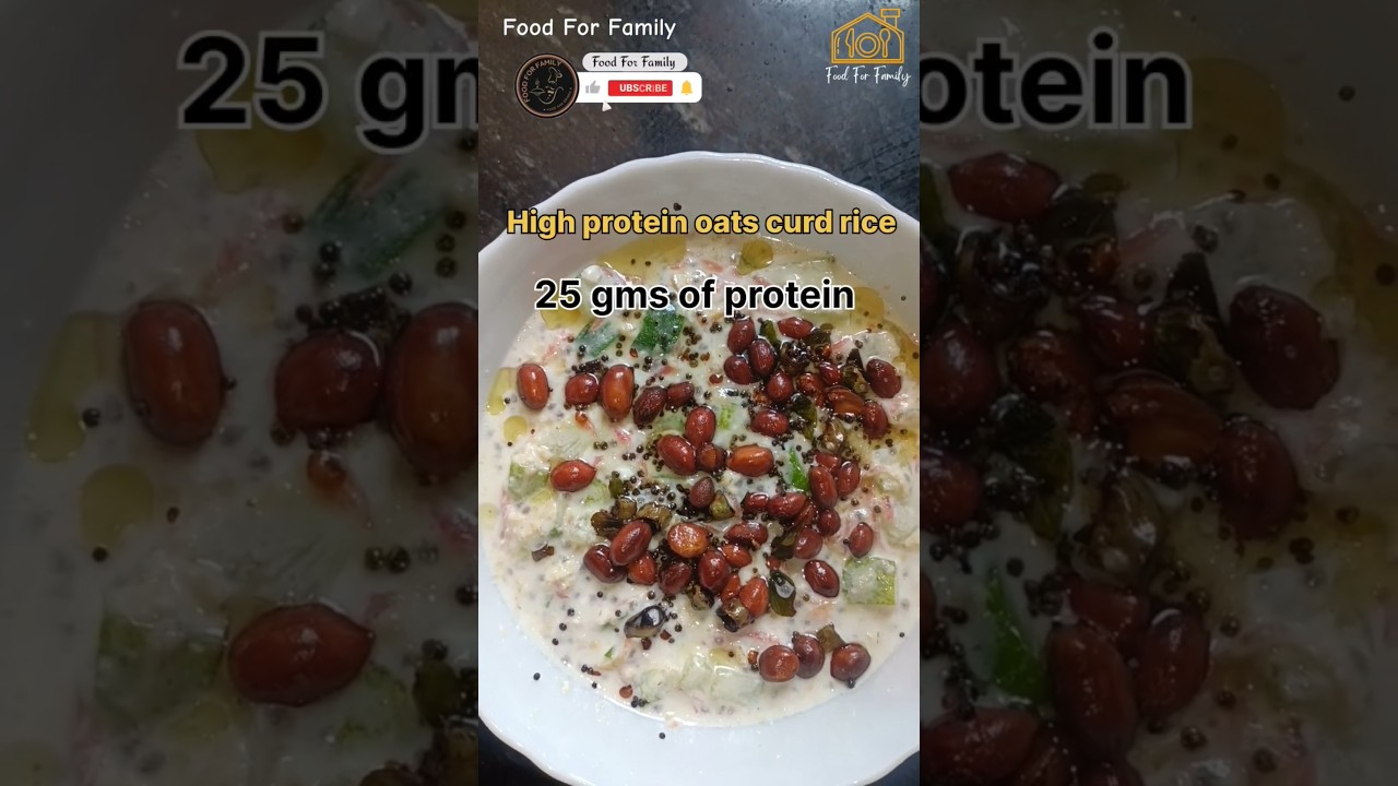 CURD OATS RICE “FOR LUNCH/ DINNER for WEIGHT LOSS” #shorts#ytshorts #weightloss #diet#gym CURD OATS RICE "FOR LUNCH/ DINNER for WEIGHT LOSS" #shorts#ytshorts #weightloss #diet#gym