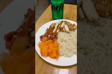 Chicken & Rice #shorts #food #mealprep #calories #healthy #lifestyle #healthyfood