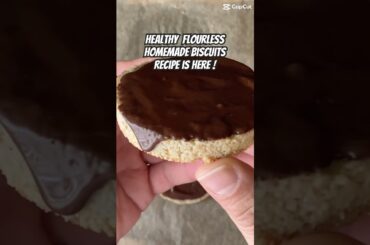 Healthy Flourless Homemade Healthy Biscuits Recipe is here  #youtubeshorts #recipe #snacks #healthy