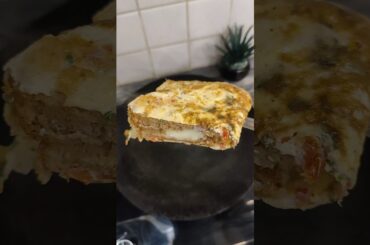 Breakfast Egg Sandwich Hack | One Pan Egg Toast | Healthy Egg sandwich #shorts #eggsandwich