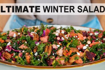 ULTIMATE WINTER SALAD | with maple dijon vinaigrette (impress ALL your friends!)