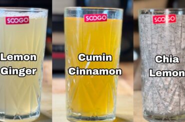 3 fat burning drink - weight loss recipes | fat burning tea | homemade drinks to lose belly fat