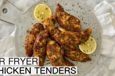 AIR FRYER CHICKEN TENDERS NO BREADING