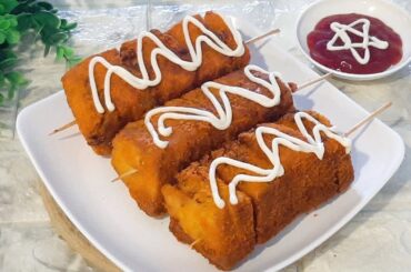 5 Minutes Healthy Snacks Recipe || Bread Cheese Sticks || New Recipe