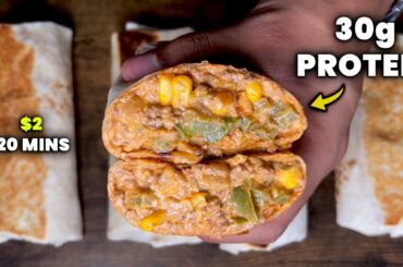 Meal Prep These $2 Queso Burritos INSANE For Fat Loss