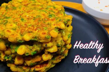 Gluten Free Corn Spinach Breakfast for weight loss | Healthy Kids Lunch Box ideas | Breakfast Ideas