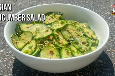 Asian Cucumber Salad Recipe | How To Make Cucumber Salad