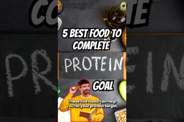 5 best foods to complete daily protein. #health #fitness #nutrition #shorts #protine