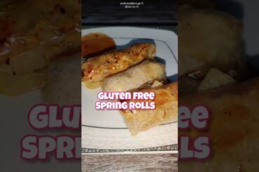 Spring Rolls Recipe | Gluten Free Recipes | Healthy Recipes #recipes #shorts #airfryerrecipes