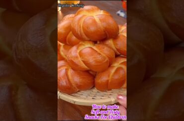 How to make Soft and Testy Snacks for Children, Snacks , Bread Recipe #shorts