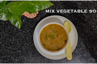 MIXED VEG SOUP RECIPE | HEALTHY WEIGHT LOSS VEGETABLE SOUP | WINTER SPL SOUP RECIPE | SAKI HOME FOOD