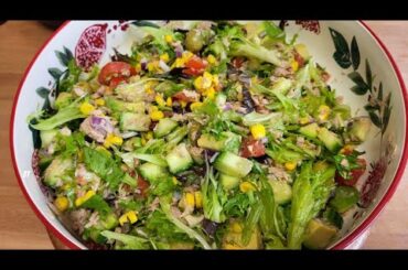 Mixed Vegetable Salad/Healthy Salad Recipe  For Weight Loss