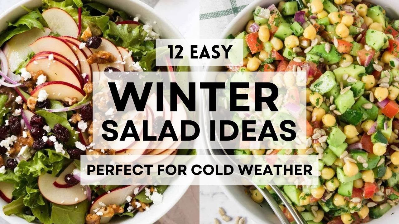 12 Easy Winter Salad Ideas That Are Perfect for Cold Weather #sharpaspirant #winterfoods 12 Easy Winter Salad Ideas That Are Perfect for Cold Weather #sharpaspirant #winterfoods