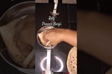 Todays Lunchbox : Roti & Paneer Bhurji #food #cooking #lunch #healthy #roti #paneer #yummy