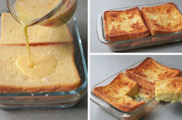 Delicious Bread Pudding Recipe | The best bread pudding I've ever made! Simple and quick to make!