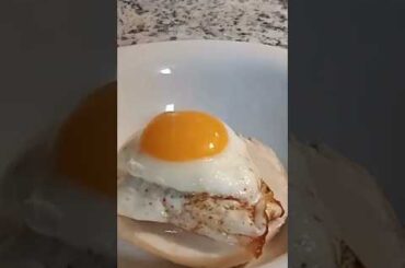 Healthy breakfast idea | high protein breakfast burger #healthandwellness #healthyfoodrecipes