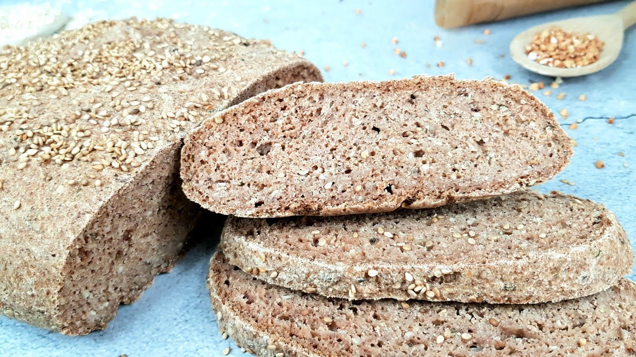 Super Healthy Gluten-Free Bread | Yeast-Free Bread Recipe | ASMR Super Healthy Gluten-Free Bread | Yeast-Free Bread Recipe | ASMR