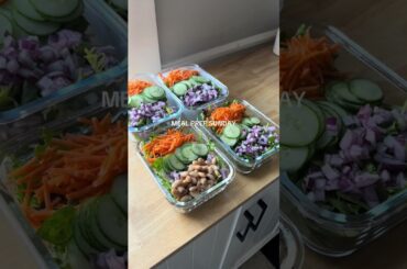 meal prep for healthy lunches throughout the week!