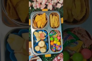 Kids healthy lunch box idea #shorts #lunchbox #chocolate #trending