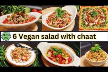 Quick & Healthy: 6 Vegan Salad Recipes with a Chaat Twist!