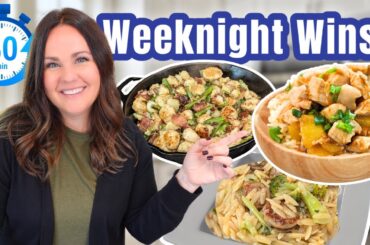3 EASY Meals in around 30 Minutes: Must-Try HEALTHY Dinners for Your Busy Weeknights!