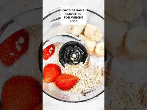 DIY || Healthy Oats Banana smoothie for weight loss || Simple and quick smoothie DIY || Healthy Oats Banana smoothie for weight loss || Simple and quick smoothie