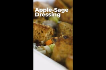 Healthy Side for the Holidays | Apple-Sage Dressing
