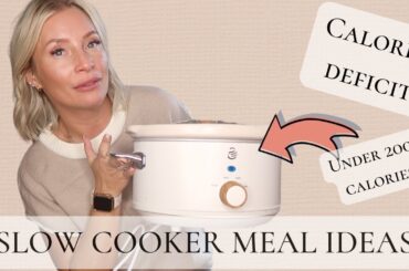 QUICK EASY SLOW COOKER MEALS | 3 STONE WEIGHT LOSS WITH CALORIE DEFICIT