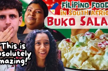 South Africans Try Delicious Filipino Buko Salad! | But Texture Problem Persists | Episode 209