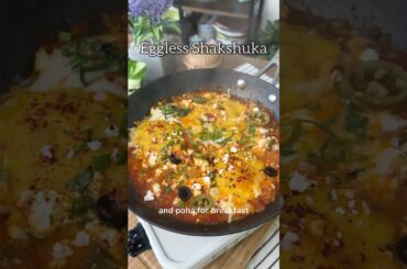 Eggless Shakshuka !!! This dish is comforting & perfect for a healthier breakfast !